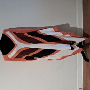 JESSICA LONDON unique long front sweater top